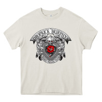 Cream dropkick murphy Heavy Core Tee - linhVisuals