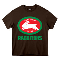 Chocolate Brown south sidney rabbitohs Heavy Core Tee - linhVisuals