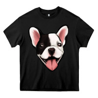 Black French Bulldog Heavy Core Tee - Jasminsmagicworld