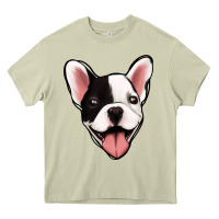 Mossy French Bulldog Heavy Core Tee - Jasminsmagicworld