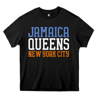 Black jamaica queens new york ny t shirt Heavy Core Tee - linhVisuals