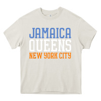 Cream jamaica queens new york ny t shirt Heavy Core Tee - linhVisuals