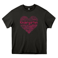 Asphalt cute love heart kindergarten teacher valentines day womens Heavy Core Tee - linhVisuals