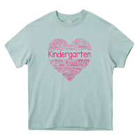 Arona cute love heart kindergarten teacher valentines day womens Heavy Core Tee - linhVisuals