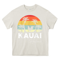 Cream kauai hawaii chicken lover souvenir t shirt Heavy Core Tee - linhVisuals