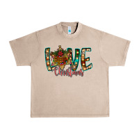 French Oak Love Snowman Urban Heavy Tee - CowhideDigitalArt
