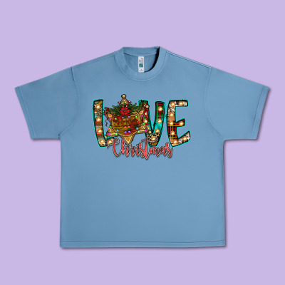 Love Snowman Urban Heavy Tee Designed By Cowhidedigitalart