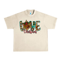 Sandshell Love Snowman Urban Heavy Tee - CowhideDigitalArt
