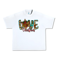 White Love Snowman Urban Heavy Tee - CowhideDigitalArt