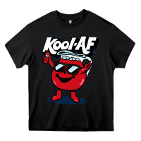 Black Kool-Af Heavy Core Tee - linhVisuals