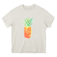 Cream Pineapple Onesie Heavy Core Tee - linhVisuals