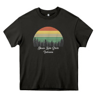 Asphalt deam lake state Heavy Core Tee - linhVisuals