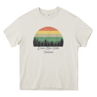 Cream deam lake state Heavy Core Tee - linhVisuals