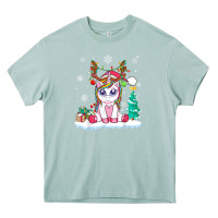 Arona cute unicorn christmas shirt kid girls women deer santa xmas 1 Heavy Core Tee - linhVisuals