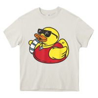 Cream lifeguard rubber duck t shirt Heavy Core Tee - linhVisuals