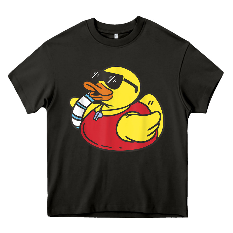 Lifeguard Rubber Duck T Shirt Heavy Core Tee by linhVisuals | Teevron