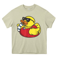 Mossy lifeguard rubber duck t shirt Heavy Core Tee - linhVisuals