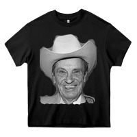 Black profile ernest tubb famous Heavy Core Tee - linhVisuals