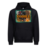 Black thanksgiving turkey gobble with background Urban Hoodie - RanaPortraitStore