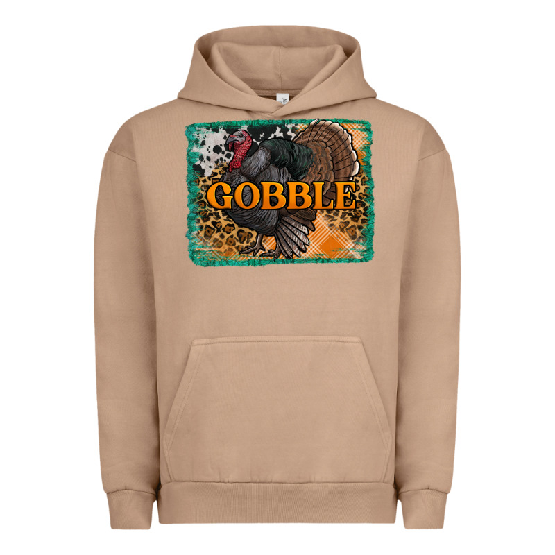 Thanksgiving Turkey Gobble With Background Urban Hoodie by RanaPortraitStore | Teevron