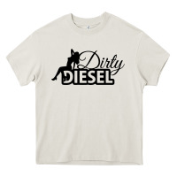 Cream Dirty Diesel Sexy Heavy Core Tee - linhVisuals