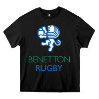 Black benetton rugby in italy Heavy Core Tee - linhVisuals