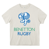 Cream benetton rugby in italy Heavy Core Tee - linhVisuals