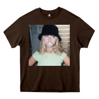 Chocolate Brown Rosinkranz Looks So Good Claire Heavy Core Tee - linhVisuals