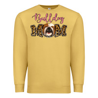 Antique Gold Bulldog Mom Premium Sweatshirt - Jasminsmagicworld