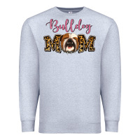 Heather Grey Bulldog Mom Premium Sweatshirt - Jasminsmagicworld