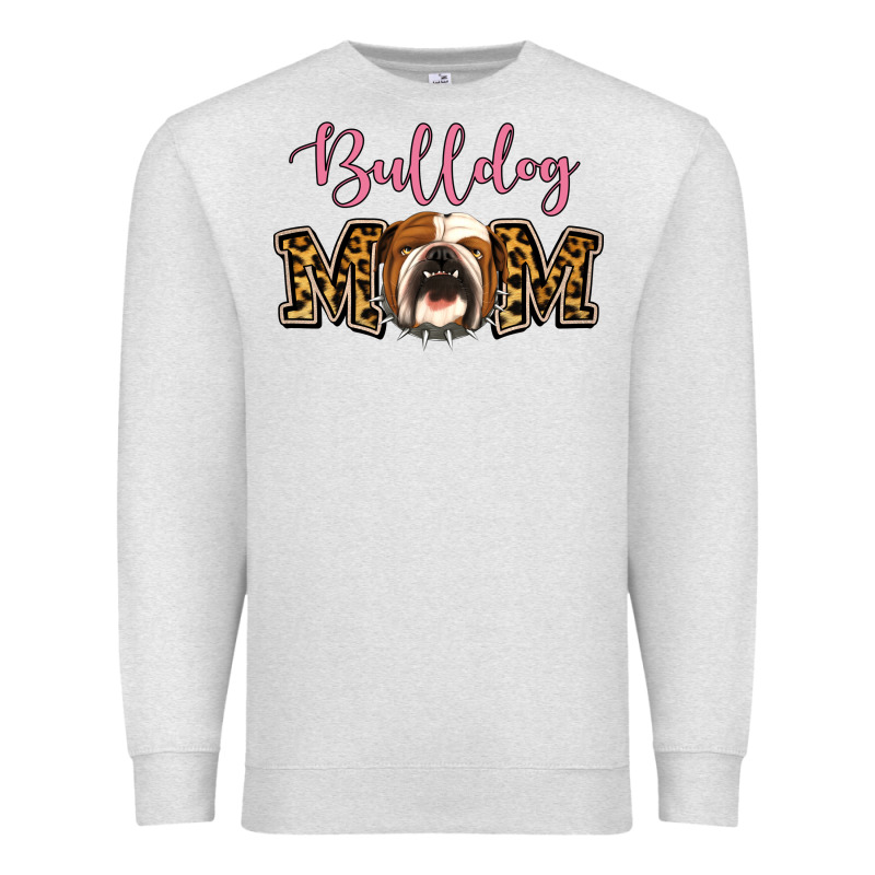 Bulldog Mom Premium Sweatshirt by Jasminsmagicworld | Teevron