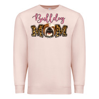 Pale Pink Bulldog Mom Premium Sweatshirt - Jasminsmagicworld