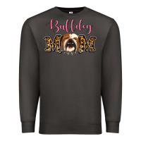 Smoke Bulldog Mom Premium Sweatshirt - Jasminsmagicworld