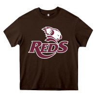 Chocolate Brown reds rugby australia Heavy Core Tee - linhVisuals