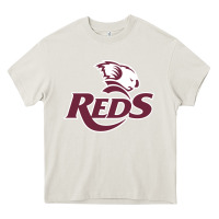 Cream reds rugby australia Heavy Core Tee - linhVisuals