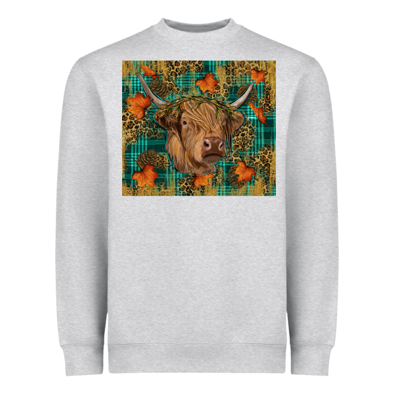 Fall Highland Cow Tumbler Heavyweight Sweatshirt by RanaPortraitStore | Teevron