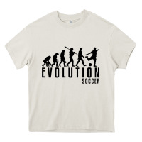 Cream soccer evolution Heavy Core Tee - linhVisuals