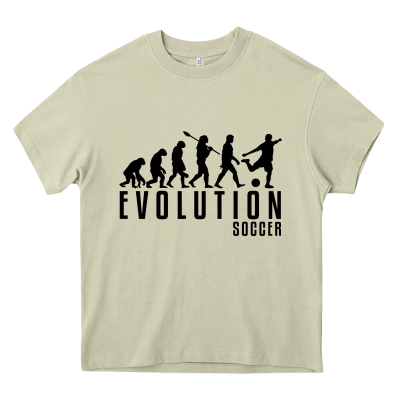 Soccer Evolution Heavy Core Tee by linhVisuals | Teevron