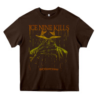 Chocolate Brown Ice Nine Kills Heavy Core Tee - linhVisuals
