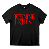 Black red ice nine kills Heavy Core Tee - linhVisuals