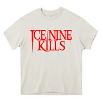 Cream red ice nine kills Heavy Core Tee - linhVisuals