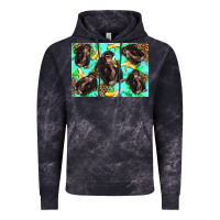 Cloud Black Monkey bananas kid's bottle Vintage Hoodie - Artiststas