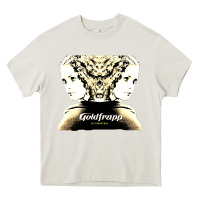 Cream felt montain goldfrapp Heavy Core Tee - linhVisuals