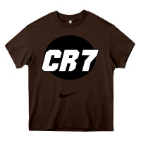 Chocolate Brown Cristiano CR7 Heavy Core Tee - linhVisuals