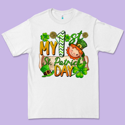 My 1'st St Patrick's Day Premium Tee Designed By Fadigitalartstudio