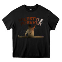 Black freestyle dj 80s electronic dance music great concert Heavy Core Tee - linhVisuals