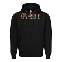 Black gobble thanksgiving turkey Zipper Hoodie - Jasminsmagicworld