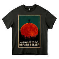 Asphalt hiking and miles to go before i sleep Heavy Core Tee - linhVisuals