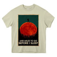 Mossy hiking and miles to go before i sleep Heavy Core Tee - linhVisuals