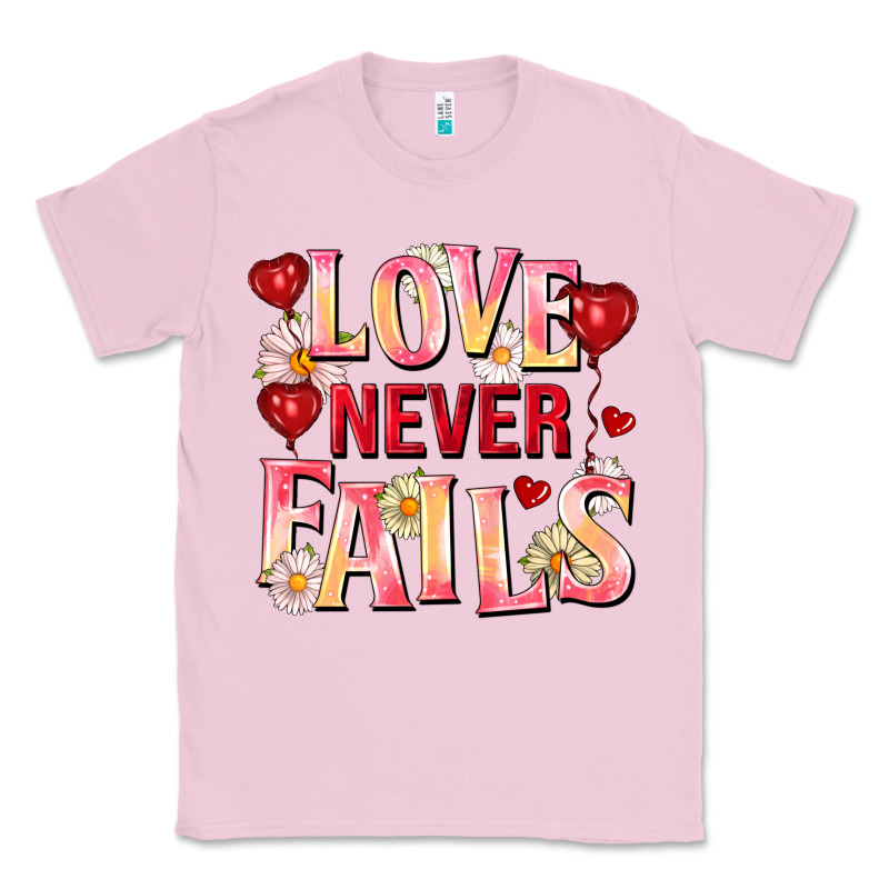 Love Never Fails Classic Tee by FaDigitalArtStudio | Teevron